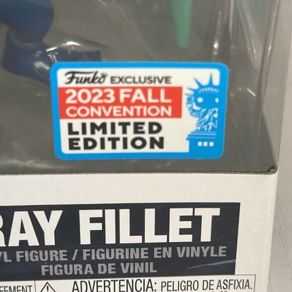 Funko Pop! Teenage Mutant Ninja Turtles - Ray Fillet #1390 NYCC 2023 - Picture 2 of 6